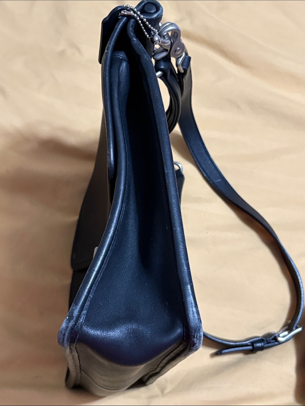 Coach Black Leather Crossbody bag with Top Handle - Picture 5 of 8